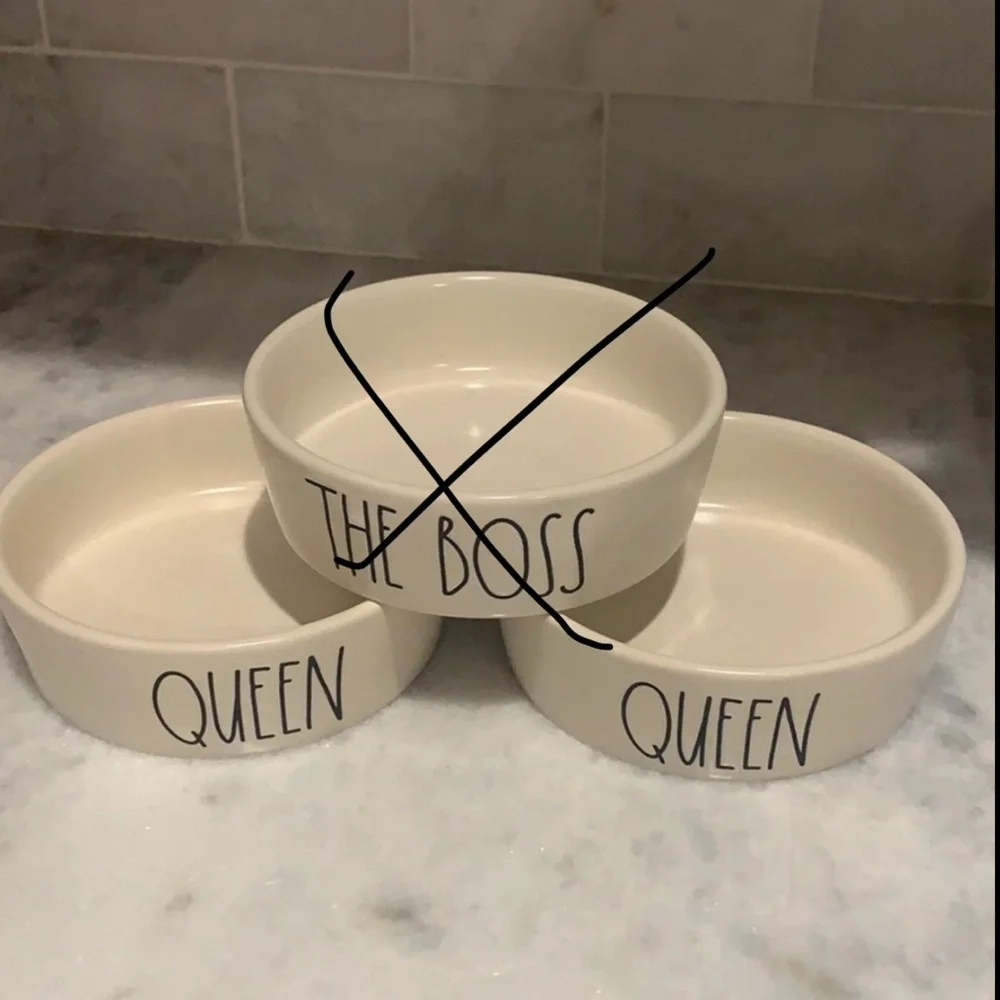 RAE DUNN DOG or CAT BOWL